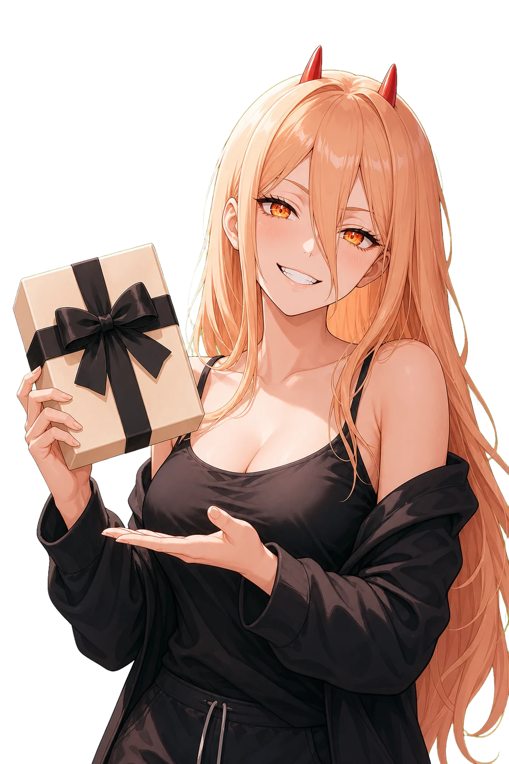 Power presenting a gift
